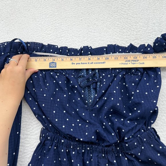 Runaway The Label | Oui Oui Playsuit Blue Patterned Size 6 - Picture 6 of 10